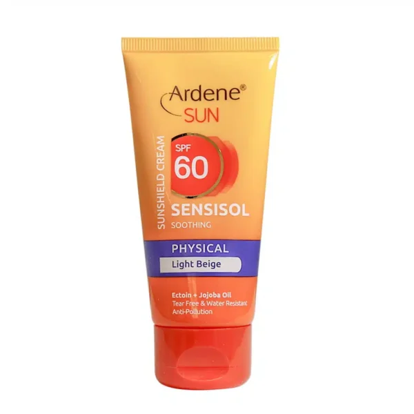 کرم ضد آفتاب رنگی SPF60 فاقد جاذب های شیمیایی آردن مناسب پوست های خشک و حساس 50 گرم - 1