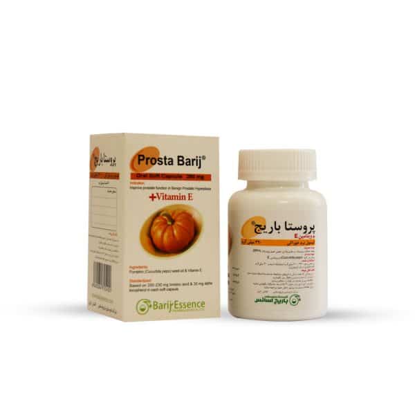 کپسول نرم پروستا 390 میلی گرم باریج اسانس ۶۰ عددی