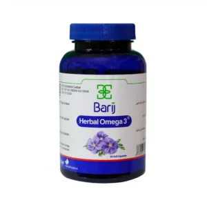 کپسول روغن بذر کتان حاوی امگا 3 باریج اسانس ۶۰ عددی