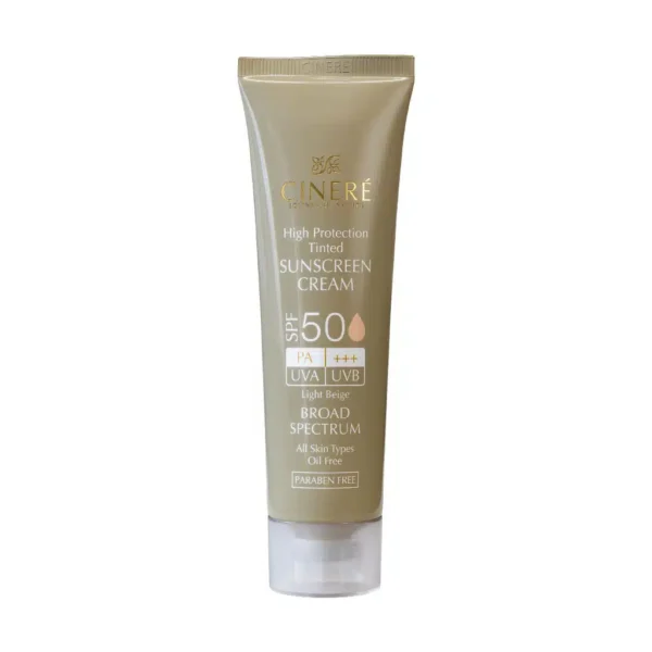 کرم ضد آفتاب رنگی SPF50 سینره 50 میلی لیتر - 1