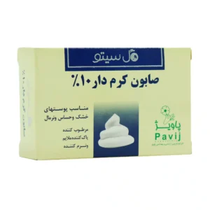 صابون کرم دار 10 درصد گل سیتو 125 گرم