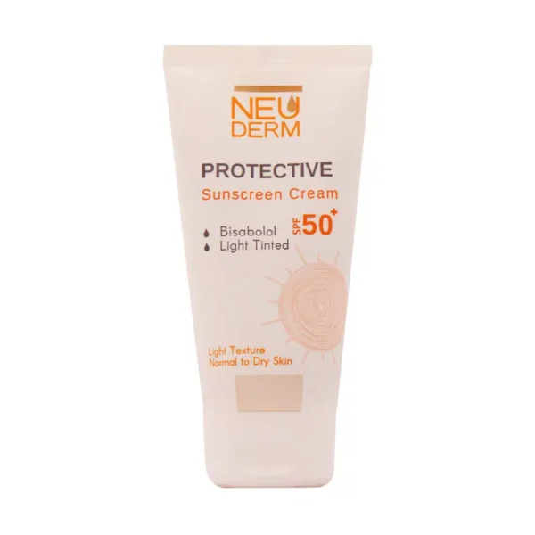 کرم ضد آفتاب نئودرم⁺SPF50 مدل پروتکتیو مناسب پوست های معمولی و خشک ۵۰ میلی لیتر - 1
