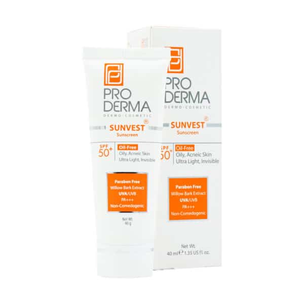 کرم ضد آفتاب فاقد چربی SPF50 پرودرما