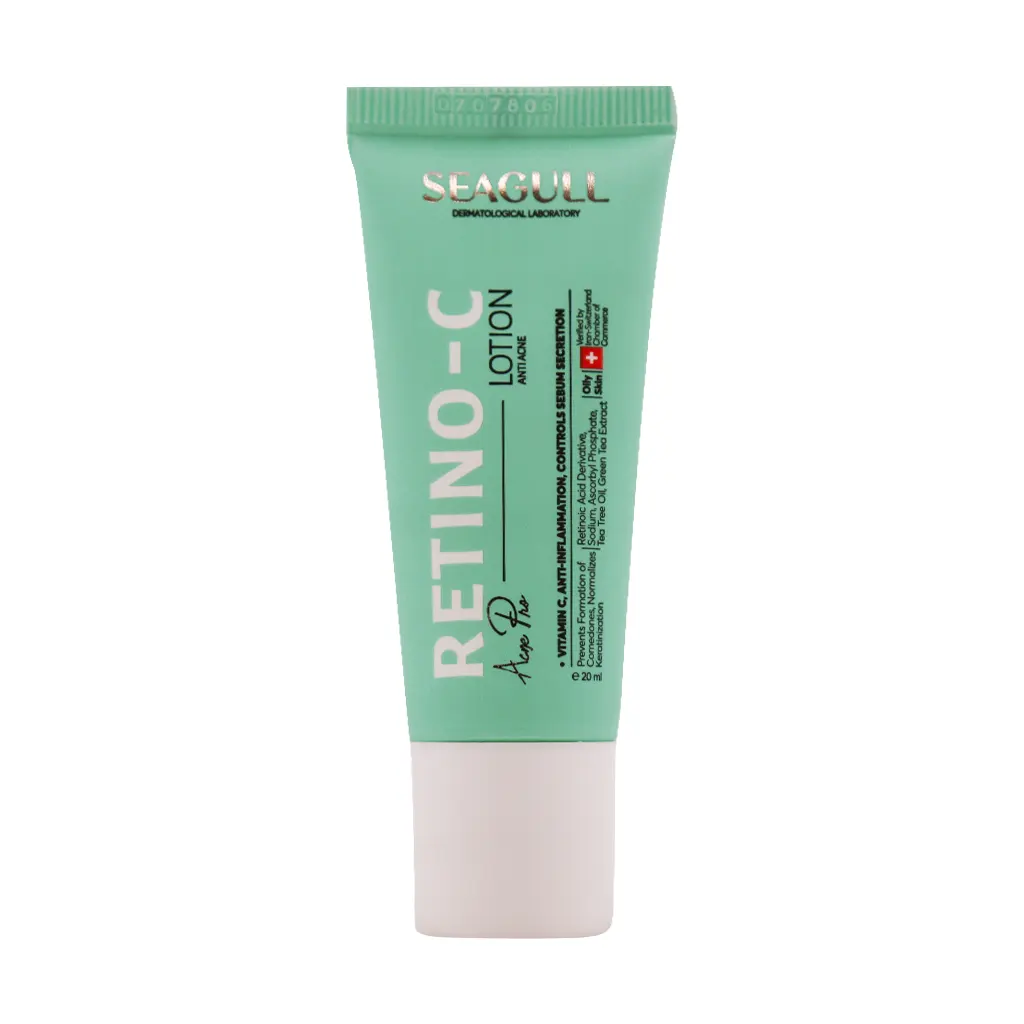 Seagull Anti-Acne Lotion With Vitamin C For Skin Oily 20 قیمت لوسیون پیشگیری از آکنه رتینو-سی سی گل