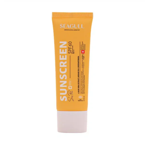 کرم ضد آفتاب SPF60 سی گل مناسب انواع پوست 50 میلی لیتر