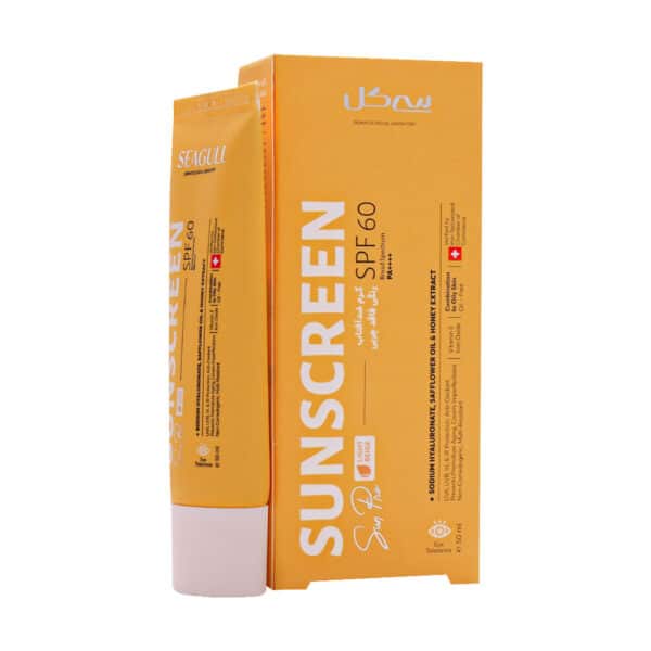 کرم ضد آفتاب سی گل SPF60 فاقد چربی