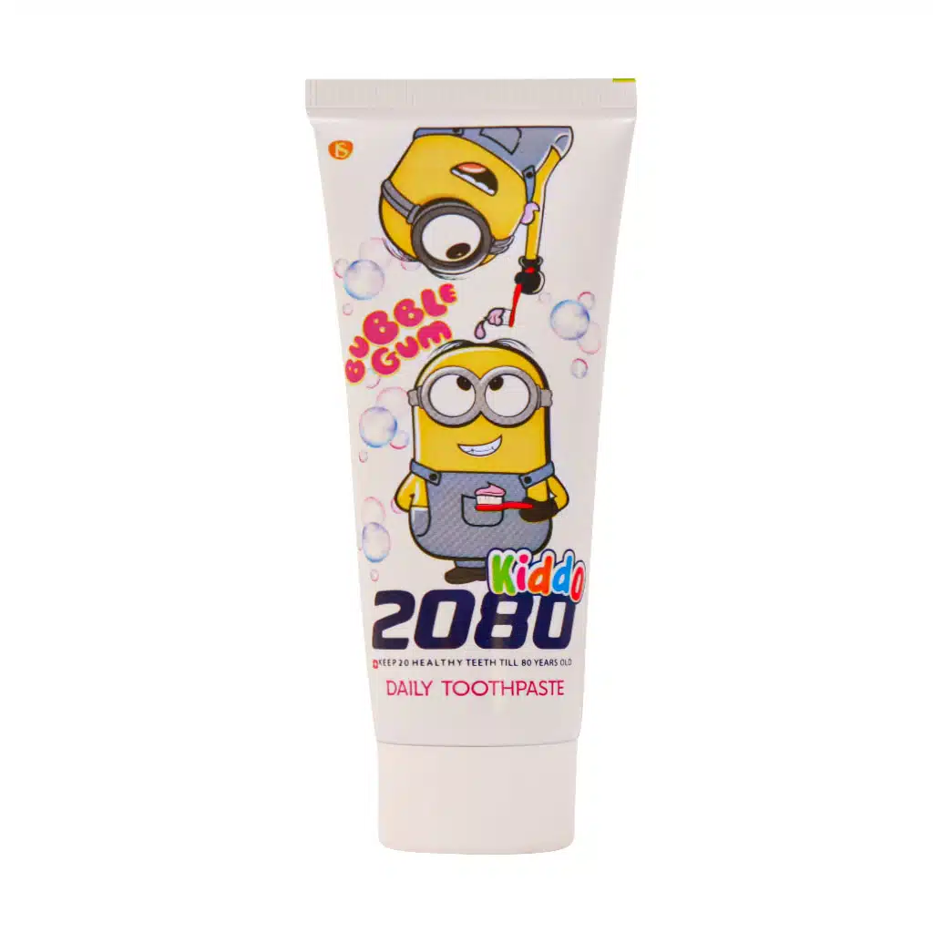 ۲۰۸۰-Kids-Toothpaste-With-Apple-Flavor-۸۰-g.jpg.webp خمیر دندان کودک 2080 حجم 75 گرم