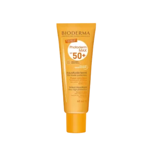 فلوئید ضد آفتاب فتودرم مکس آکوا ⁺SPF50 بایودرما مناسب پوست های چرب تا مختلط ۴۰ میلی لیتر