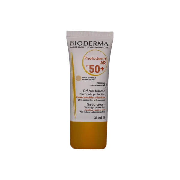 کرم ضد آفتاب فتودرم ای آر رنگی بایودرما ⁺SPF50 مناسب پوست های حساس و مستعد قرمزی ۳۰ میلی لیتر