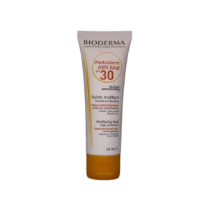 فلوئید ضد آفتاب فتودرم آکنه مت بایودرما SPF30 مناسب پوست های مختلط تا چرب ۴۰ میلی لیتر