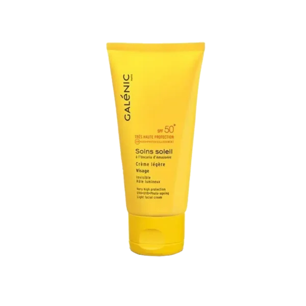 کرم ضد آفتاب ضد پیری گلنیک +SPF50 مناسب پوست های معمولی، خشک و حساس 50 میلی لیتر