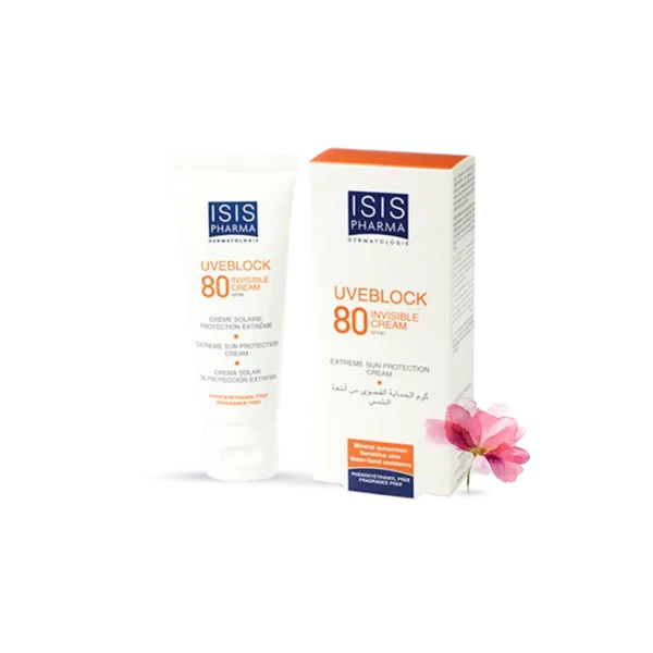 کرم ضد آفتاب آیسیس فارما SPF80 مناسب پوست های خیلی حساس ۴۰ میلی لیتر