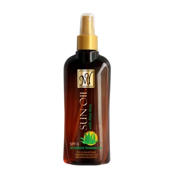 روغن آفتاب حاوی عصاره آلوئه ورا مای دارای SPF 6 با حجم ۲۰۰ میلی لیتر
