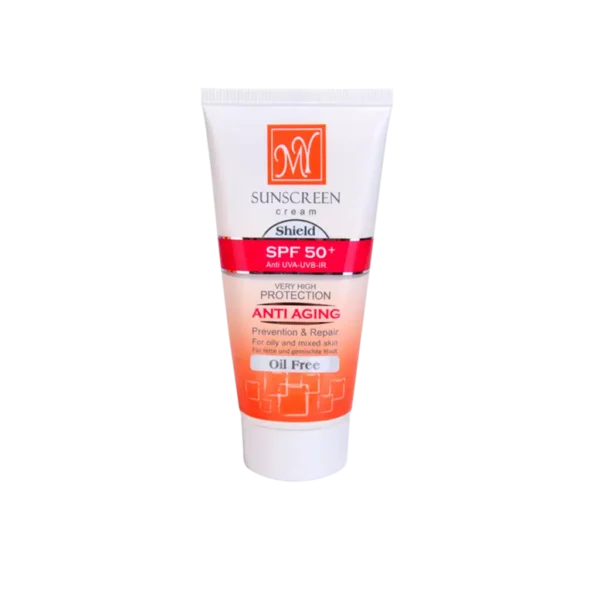 کرم ضد آفتاب بدون چربی مای ⁺SPF50 مناسب پوست های چرب و جوش دار ۵۰ میلی لیتر