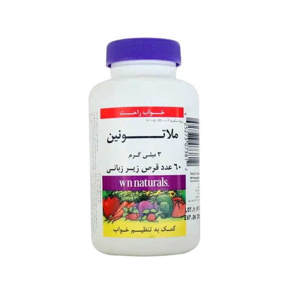 قرص زیر زبانی ملاتونین وبر نچرالز ۶۰ عدد