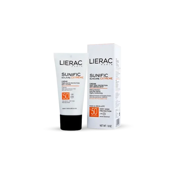 کرم ضد آفتاب و ضد لک لیراک +SPF50 مدل سانی فیک ۵۰ میلی لیتر