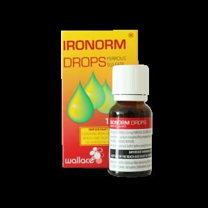 قطره آیرونورم والاس ۱۵ میلی لیتر