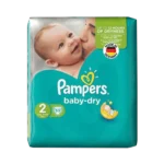 پوشک سایز ۲ پمپرز مدل Baby Dry بسته ۳۳ عددی
