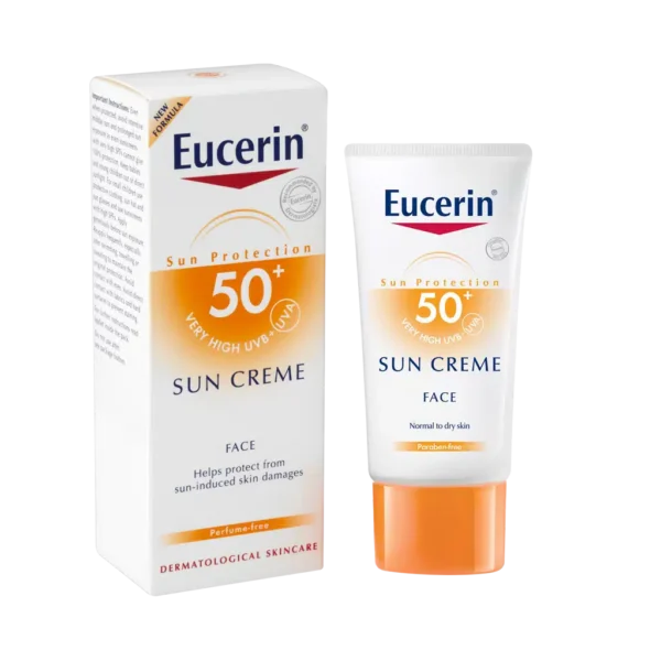 کرم ضد آفتاب پوست خشک اوسرین SPF50 حجم ۵۰ میلی لیتر