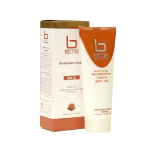 کرم ضد آفتاب و مرطوب کننده بتیس SPF40 حجم ۷۵ میلی لیتر