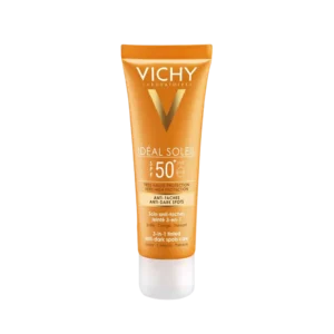 کرم ضد آفتاب و ضد لک رنگی ویشی SPF50 مناسب پوست های معمولی و دارای لک ۵۰ میلی لیتر