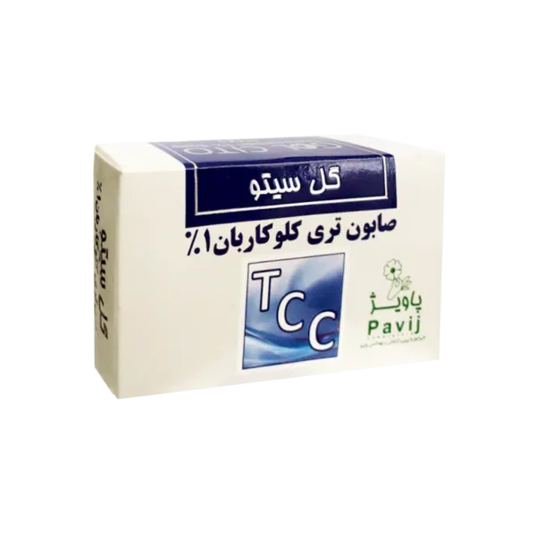 صابون تری کلوکاربان 1 درصد گل سیتو ۱۰۰ گرم