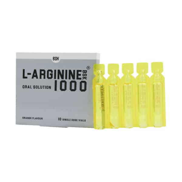 ویال ال آرژنین 1000 میلی گرم بی اس کی