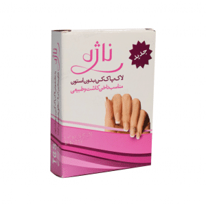 لاک پاک کن بدون استون مناسب ناخن کاشت و طبیعی ناژه 5 عدد