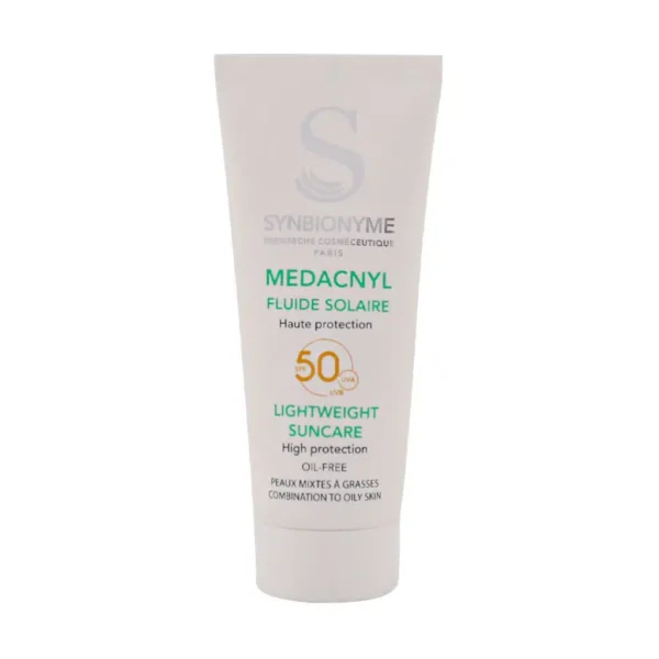 فلوئید ضدآفتاب مداکنیل سین بیونیم SPF50 مناسب پوست مختلط تا چرب 40 میلی لیتر