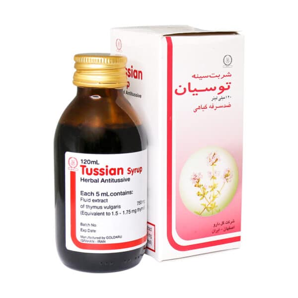 شربت سینه توسیان گل دارو