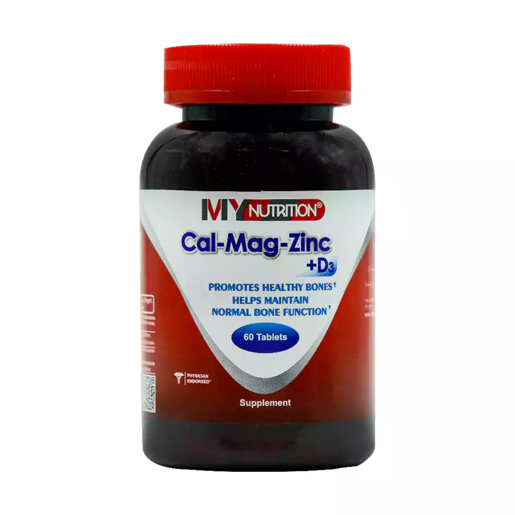 My Nutrition Cal-Mag-Zinc-D3 60 Tabs قیمت قرص کلسیم منیزیم زینک D3 مای نوتریشن