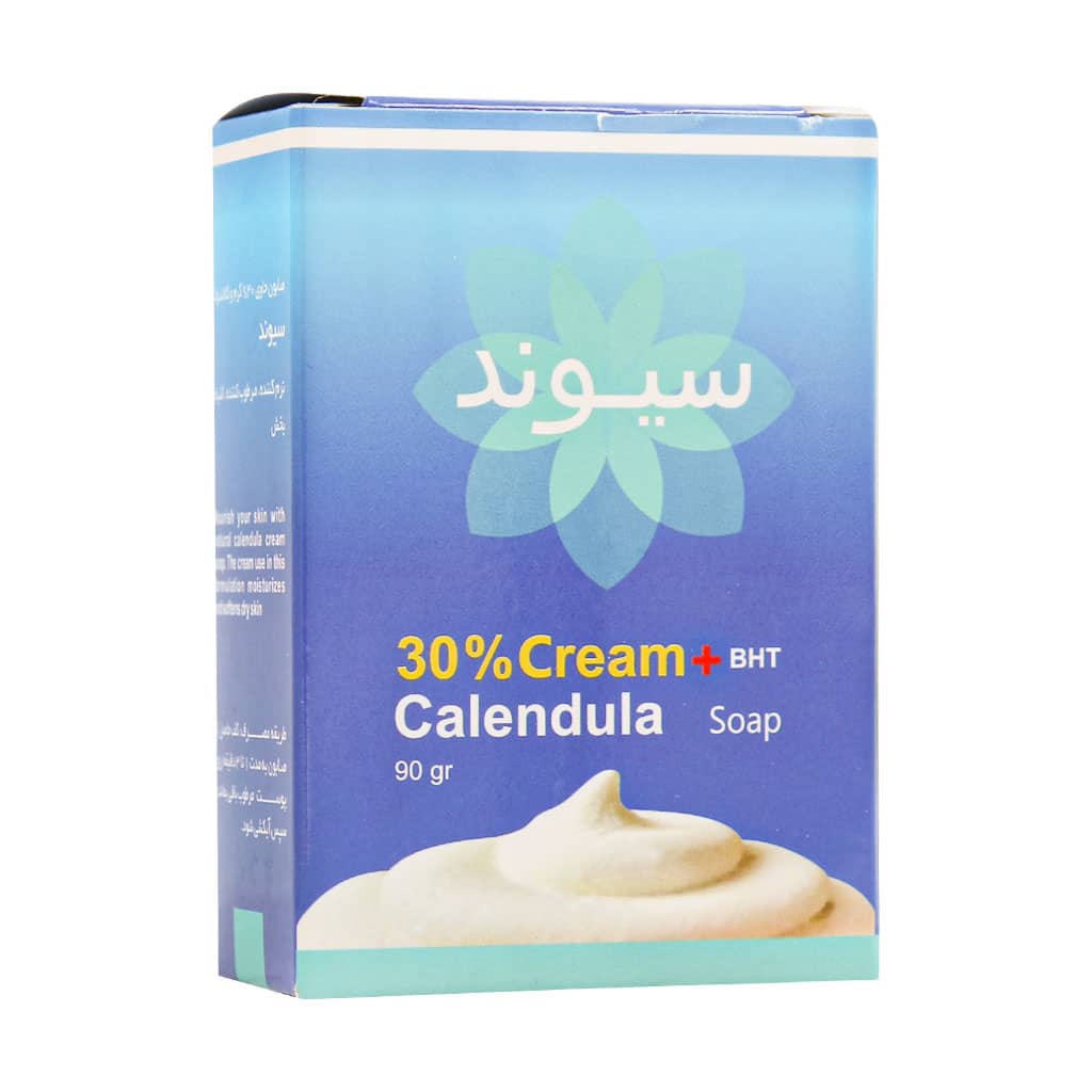 sivand--cream-calendula-soap قیمت صابون کرم دار ۳۰ درصد سیوند حاوی کالاندولا
