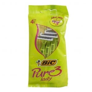 خود تراش 4 عددی بیک مدل Pure 3 Lady