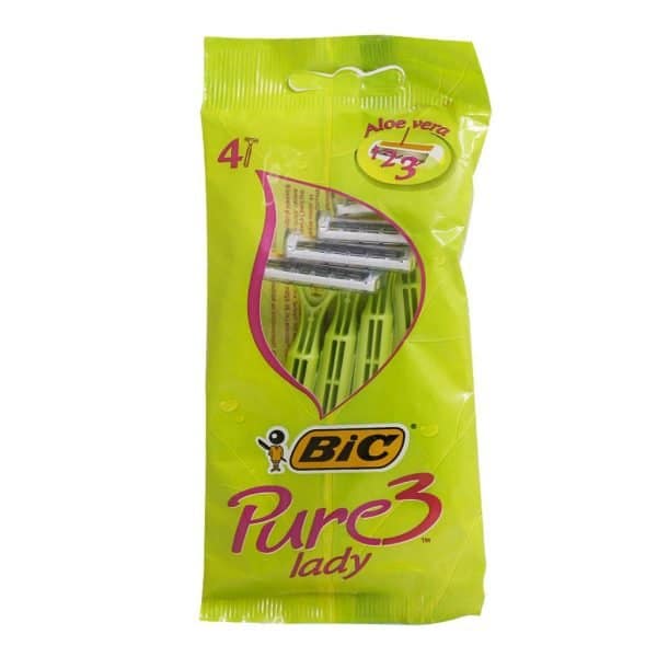 خود تراش 4 عددی بیک مدل Pure 3 Lady