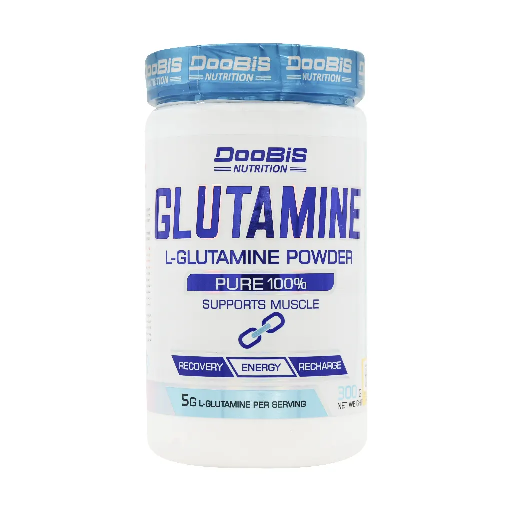 Doobis Glutamin Powder Pure 100% 300 gr قیمت پودر گلوتامین پیور ۱۰۰ درصد دوبیس