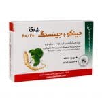 قرص جینکو + جینسنگ شاری