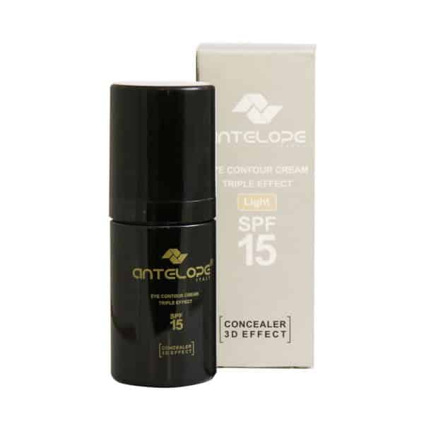 کرم دور چشم سه کاره رنگی SPF 15 آنتی لوپه 15 میلی لیتر