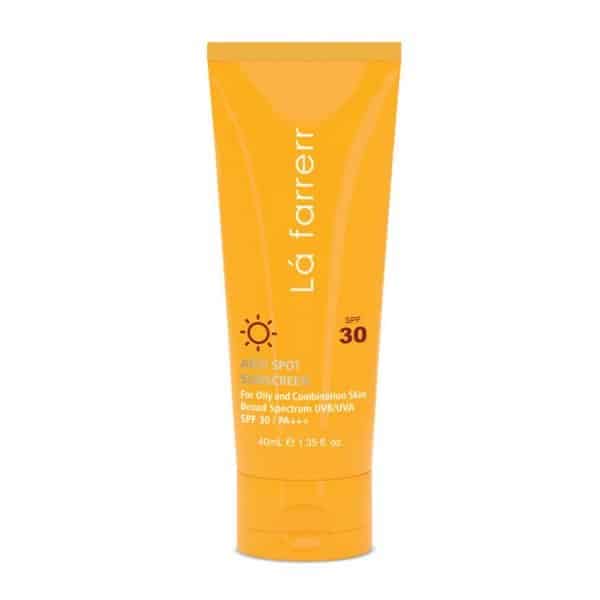 کرم ضد آفتاب SPF30 پوست چرب لافارر