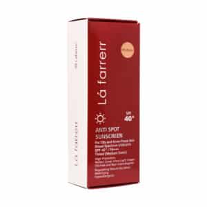 کرم ضد آفتاب رنگی SPF40 پوست چرب لافارر