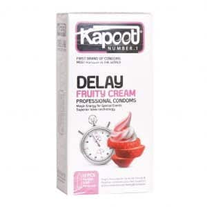 کاندوم تاخیری میوه ای کاپوت مدل Delay Fruity Cream تعداد 12 عدد