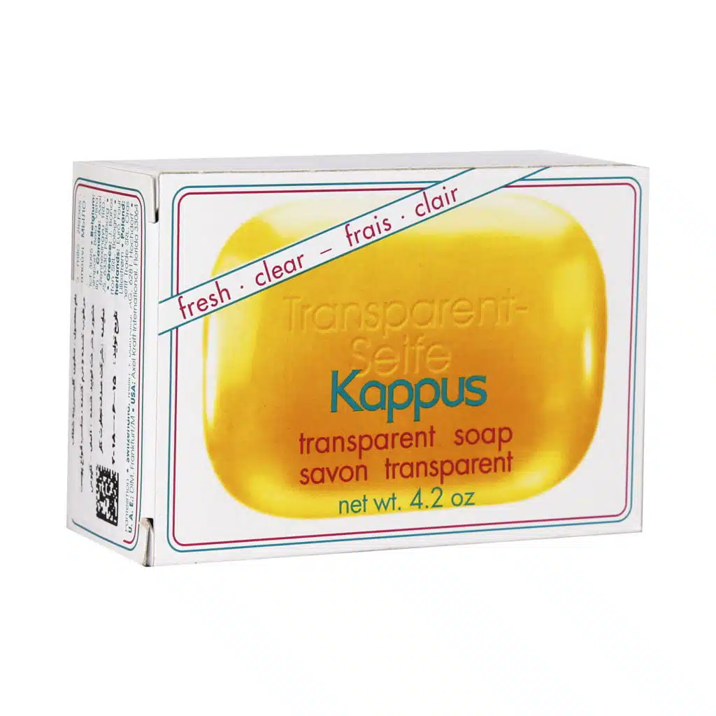 Kappus-Glycerin-Soap.jpg.webp صابون گلیسیرین شفاف کاپوس ۱۲۵ گرم