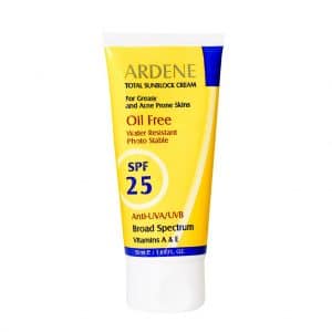 کرم ضد آفتاب SPF25 پوست چرب آردن