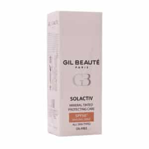 کرم ضد آفتاب رنگی مینرال SPF50 ژیل بوته