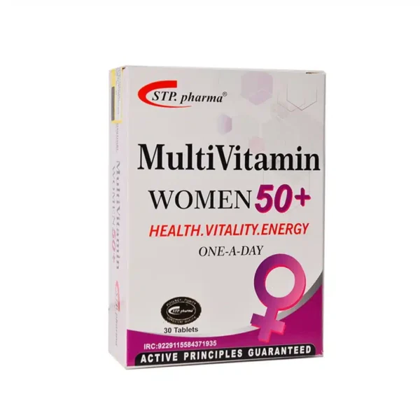 قرص مولتی ویتامین اس تی پی فارما مناسب خانم های بالای 50 سال 30 عدد - 1
