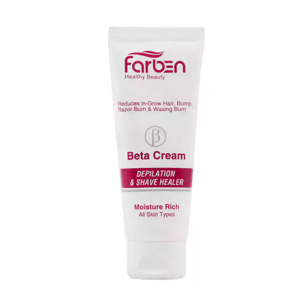 Farben Beta Cream Depilation & Shave Healer 75 ml کرم بتا بعد از اصلاح فاربن