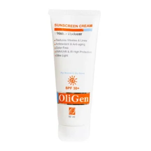 کرم ضدآفتاب پوست خشک الی ژن SPF30 حجم 50 میلی لیتر