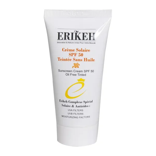 کرم ضد آفتاب رنگی SPF50 اریکه مناسب پوست های چرب 50 میلی لیتر - 1