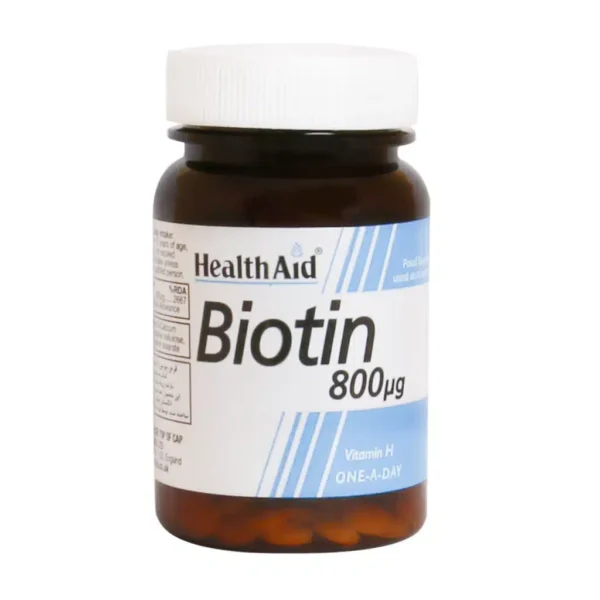 قرص بیوتین 800 میکروگرم هلث اید 30 عدد - 1