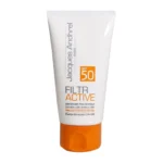 کرم ضد آفتاب بی رنگ SPF50 ژاک آندرل پاریس مدل فیلتر اکتیو مناسب پوست معمولی 50 میلی لیتر