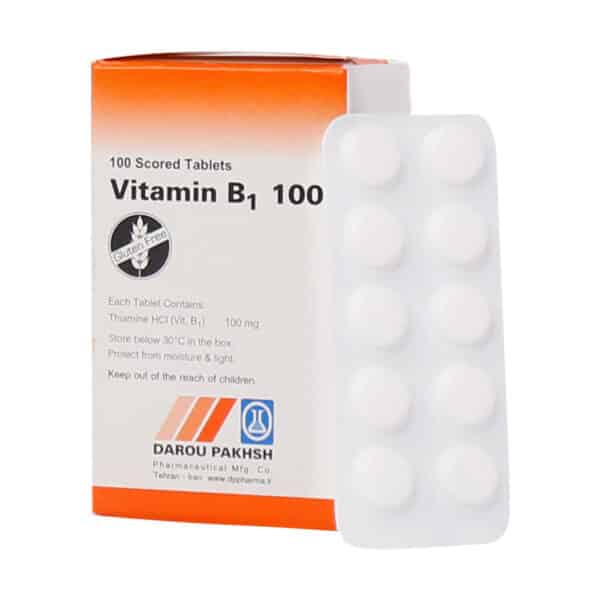 قرص ویتامین B1 100 میلی گرم دارو پخش
